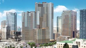【着工】三田小山町西地区第一種市街地再開発事業 施設建築物（北街区・南街区）